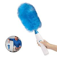 Electric Feather Duster Dust Removal Zen Sweep Gray Artifact Automatic Household Rotary Cleaning Brush Scalable