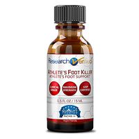 Research Verified Athlete's Foot Killer - 1 Bottle - Top Athlete's Foot Relief - 25% Undecylenic Acid and Tea Tree Oil. Reduce Infection Duration, Frequency and Severity. 100% Money Back Guarantee!