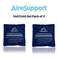 AireSupport Hot Cold Pack Reusable by Dr. Hammond - Gel Hot Cold Pack for Injuries Including Knee, Shoulder and Back - Hot Cold Gel Pack for Quick Relief - Back Hot/Cold Pack of 2