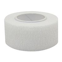 Vet Wrap Medical Tape for Skin Bandage Tape Vet Tape 1 inch x 12 Pack White Cohesive Bandage Fabric Self Sticking Bandage Wrap Self Adhering Bandage Waterproof Wrap Bandage Self Adhesive Tape