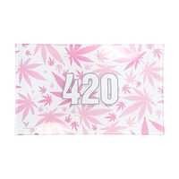Glass Rolling Tray by V Syndicate (420 Pink, Medium)
