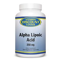 Vitamin Discount Center Alpha Lipoic Acid 250 mg, 120 Veg Capsules