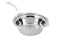 Bon Chef 5656HLSS Casserole, Arches on the Rim with Long Handle, Stainless Steel