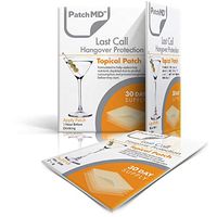 PatchMD - Hangover Prevention Topical Patch - Natural Ingredients, Help Prevent Hangovers Before They Start - 30 Day Supply