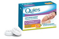 Quies Anti-Snoring Lozenges - Citrus - 2 Packs x 12 Lozenges (24 Lozenges)