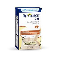 Resource 2.0 Vanilla Crème Brikpak 27 X 8oz Case *2 CASE SPECIAL*