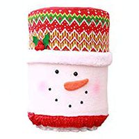 Miseku 1PCS Fashion Christmas Style Pirnt Water Dispenser Barrel Cover Dust-Proof Cover Chin Strips