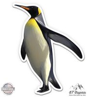 GT Graphics Emperor Penguin - 5" Vinyl Sticker - for Car Laptop I-Pad - Waterproof Decal