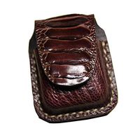 JYK-LQM Leather Lighter Pouch Holder Case-Pleated