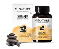 Mi Nature Shilajit Capsules - Non GMO Extract 500 mg. 180 Veg Caps Sustainably Sourced - Promotes Vibrant Energy & Vitality