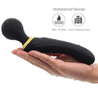 2020 LED Personal Magic Comfy Computer Massager USB Magnet Charging-Multi-Speed ​​Mode, for Muscles & Sports Recovery (TQ-Black)