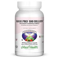 Maxi Health Maxi Pro 100 Billion- 100 Billion Live Active Probiotics-30 Delayed Release Capsules, 30Count