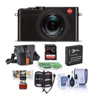 Leica D-Lux (Typ 109) Digital Camera - Bundle with Camera Case, 32GB SDHC U3 Card, Spare Battery, Cleaning Kit, Memory Card, Card Reader, Mac Software Package