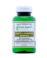 Green Organic Supplements' Acetyl L-Carnitine, Carnitine, ALC
