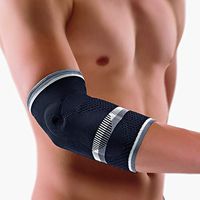 Bort 122600 Golfers Elbow Support Tendonitis Brace Tennis Elbow- (Small, Black, 9.4″ – 10.2″ inches)