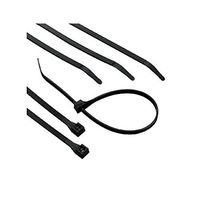 GB Gardner Bender 46-308UVB 8" Black Heavy Duty UV Resistant Cable Ties 100 Count