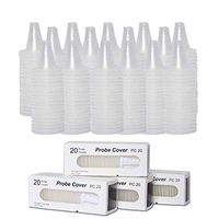 300 Pcs Disposable Probe Covers, Ear Thermometer Covers Lens Filters - Probe Covers Refill Caps for All Braun ThermoScan Models and Other Types of Digital Thermometers Disposable Covers