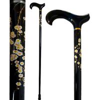 Vista International Hand Painted Sakura Stick Walking Poles, Multicolor