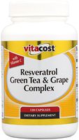 Vitacost Resveratrol + Green Tea & Grape Complex - 120 Capsules