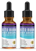 Keto Diet Supplement Drops Shred Burn Ketones for Faster Ketosis Weight Loss Appetite Suppressant Loose Unwanted Belly Fat Raspberry Ketone African Mango Advanced Dietary Blend Made in USA 2 Bottles