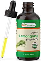 Best Naturals Best Naturals Certified Organic Essential Oil with Glass Dropper, Citronella, 4 Fluid Ounce