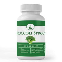 Broccoli Sprout Extract (100 Capsules, 880 mg Serving) by Pure Organic Ingredients, Supports Healthy Cholesterol Levels & Immune System* (Packaging May Vary)
