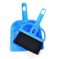 Cleaning Brush 2 in 1 Broom Brush and Dustpan-Held Groove Gap Cleaning Tool Keyboard Corner Gap Window Slot Dust Removal Brush Set Floor Cleaning Kit