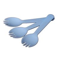 NormCorer - 10,000pcs Plastic Forks and Spoons Disposable 2 in 1 Dessert Sporks for Camping, Picnics, Parties, and Weddings