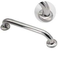Rails Hand Rail Handle Grab Chrome Bar Safety Aid Holder Non-Slip Bathtub Disability Stainless Steel