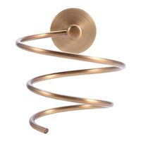 Zerodis Hair Dryer Holder Antique Hair Dryer Shelf Wall Mount Solid Brass Storage Rack Bathroom Organizer Shelf