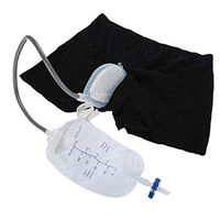 Wearable Urine Bag Incontinence Pants for Men, Reusable Urine Bag, Urinal Collector for Bedridden Elderly and Disabled,L