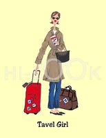 Hi-Look Microfiber Cleaning Cloth - Travel Girl