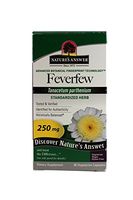 Nature's Answer Feverfew Herb Vegetarian Capsules, 90-Count