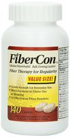 FiberCon Fiber Therapy for Regularity, Caplets, Value Size (Pack of 2)