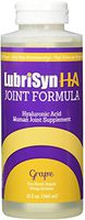 LubriSynHA Joint Supplement, Grape Flavor, 11.5oz – All-Natural, High-Molecular Weight Hyaluronic Acid - Joint Support for Women & Men – Promotes Healthy Joint Function, Made in USA, 100% Vegan