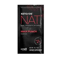 Pruvit Keto//OS NAT CHARGED, BHB Salts Ketogenic Supplement - Beta Hydroxybutyrates Exogenous Ketones for Fat Loss, Workout Energy Boost Through Fast Ketosis. 20 Sachets (Maui Punch)