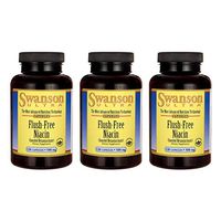 Swanson Flush Free Niacin 500 Milligrams 120 Capsules (3 Pack)