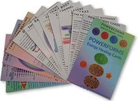 Get Maximum Results from Your Powerforms Disks Using Powerforms Energy Healing Cards (13) Double Sided 4" x 6" for Enhanced Training