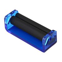 CNluca 70mm Acrylic Easy Manual Hand Tobacco Roller Hand Cigarette Maker Rolling Machine Tool Color Random Straight Type