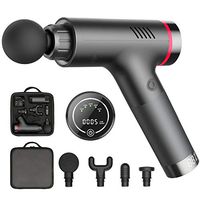 TEAMYO Massage Gun,Handheld Deep Tissue Massage Gun for Body Muscle Recovery and Sports Drill with Powerful Electric Percussion Massager Portable Super Quiet -T9