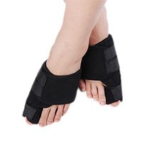 Thumb Toe Orthosis Use at Night Metatarsal Neuroma Pad Big Little Toe Overlap Hallux Valgus Care Nursing Transverse Arch Black Orthosis