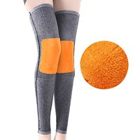 Men Women Winter Warm Thicken Wool Cashmere Knees Brace Support Pads Thermal Knee Warmer Sleeve Leg Warmers Knee Pads Legging Stocking for Arthritis Dance Yoga Xmas Gifts