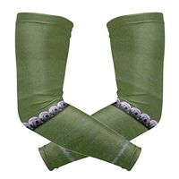 LEVEIS Soccer in Grass Sport Arm Sleeves UV Protection for Men Women Sunblock Protective Gloves Running Golf Cycling Driving Long Arm Cover 1 Pair