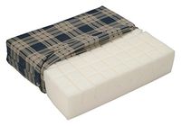 Hermell Products Helpmeup Wheelchair Cushion with Polycotton Cover, Plaid