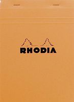 Rhodia Staplebound Orange Graph 6 x 8.25 Notepad - R16200