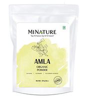 mi nature USDA Organic Amla Powder (Amalaki),227 gm / 0.5 lb, Powerful Immune System and Energy Booster, 100% Raw Superfoods From India, Non-Irradiated, Non-Contaminated, Non-GMO and Vegan Friendly