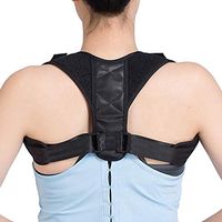 Solmyr Posture Corrector for Men and Women, Adjustable Back Straightener Back Brace Posture Trainer for Clavicle & Shoulder Support, Upper Back & Neck Pain Relief(Universal)