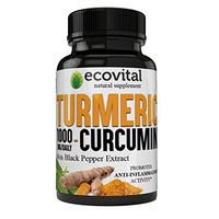 Powerful Antioxidant Turmeric Curcumin 1000 MG Remarkable Absorption Non-GMO with Black Pepper Extract, Excellent Digestive Support