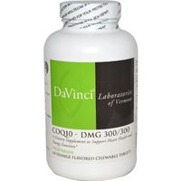 Davinci Labs - CoQ10 - DMG 300/300-60 Orange Flavored Chewable Tablets