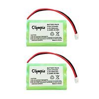 2 Pack Replacement Battery for Graco iMonitor A3940 Baby Monitor (700mAh, 3.6V, NI-MH)